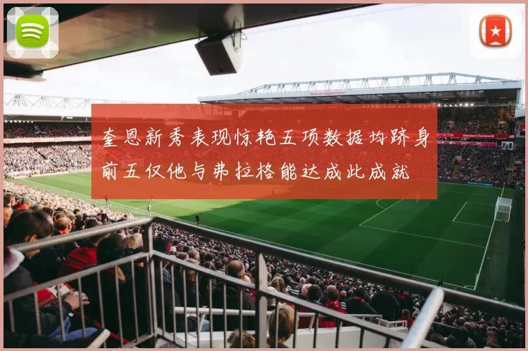 奎恩新秀表现惊艳五项数据均跻身前五仅他与弗拉格能达成此成就